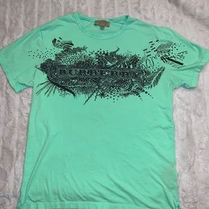 authentic Burberry men’s graphic T